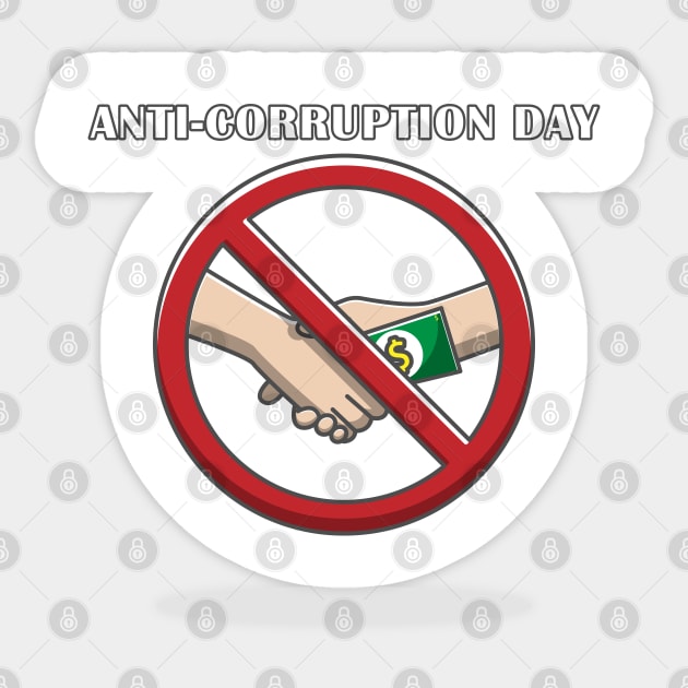 anti Corruption day Sticker by fflat hds